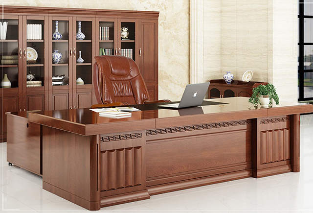 钢木结合办公桌